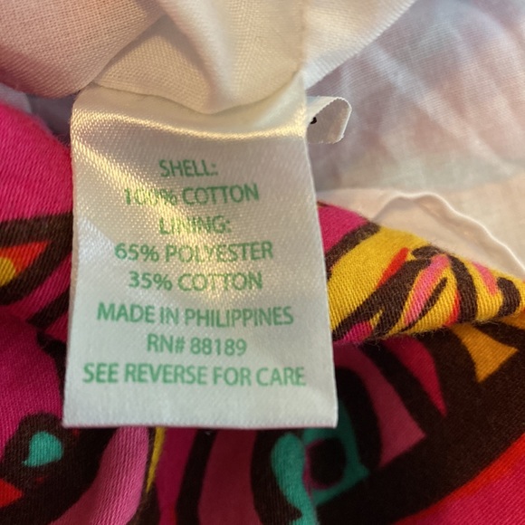 Lilly Pulitzer Girls Bella Paisley Skirt Size 6-7 - Picture 9 of 10